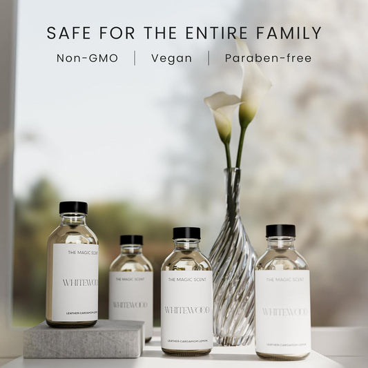 Whitewood Diffuser Oil - Hotel & Home Luxury Scents Inspired by 1 Hotel Miami, Compare to My Way Diffuser Oil Scents for Home, Designed for Use in All Diffusers - 16.9 Fl Oz, 500 Ml