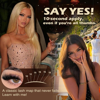 DIY Lash Extension Kit 30D Eyelash Extensions Natural Look Lash Clusters 10-16Mm Eyelashes Clusters Left Right Lash Clusters with Lash Bond and Seal CD Curl DIY Eyelash Clusters