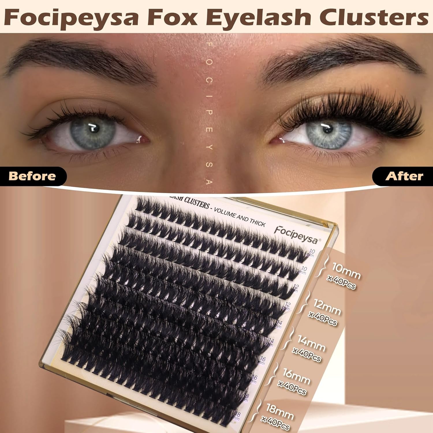 DIY Lash Extension Kit 30D Eyelash Extensions Natural Look Lash Clusters 10-16Mm Eyelashes Clusters Left Right Lash Clusters with Lash Bond and Seal CD Curl DIY Eyelash Clusters