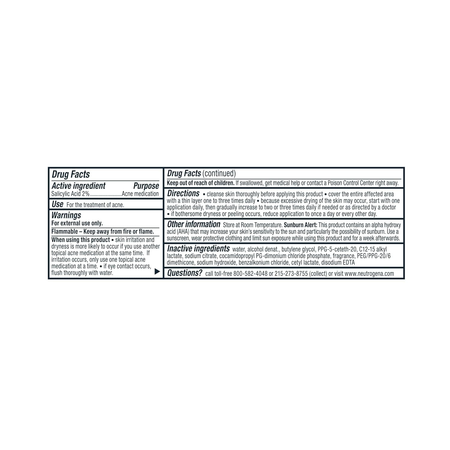 Neutrogena Rapid Clear Acne Treatment Pads with Salicylic Acid Facial Cleanser for Face Cleansing and Oil Removal, Helps Fight Pimples, 60 Count, Resealable Jar