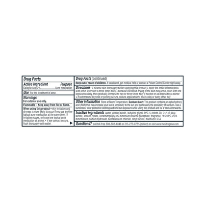 Neutrogena Rapid Clear Acne Treatment Pads with Salicylic Acid Facial Cleanser for Face Cleansing and Oil Removal, Helps Fight Pimples, 60 Count, Resealable Jar